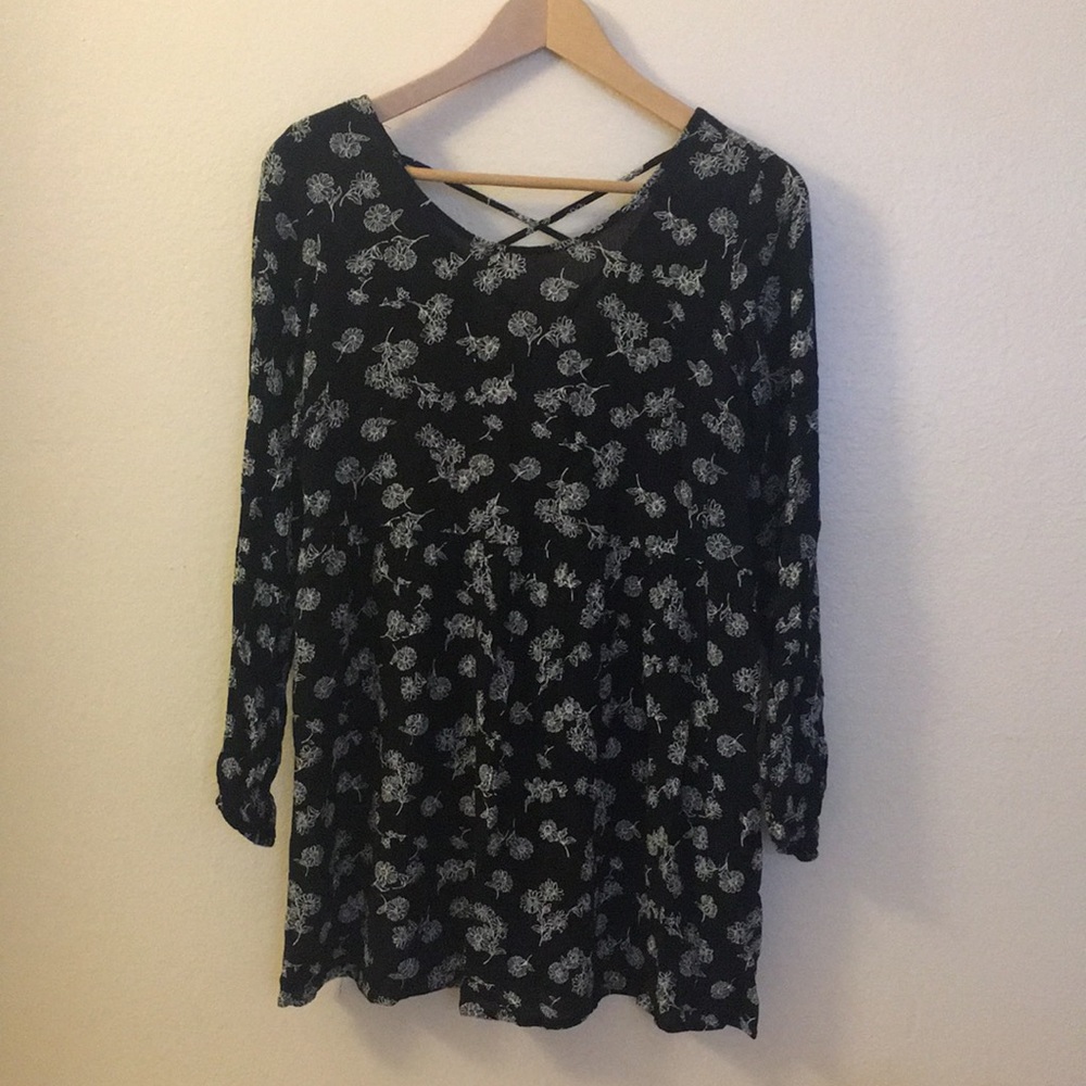 Flower pattern dress